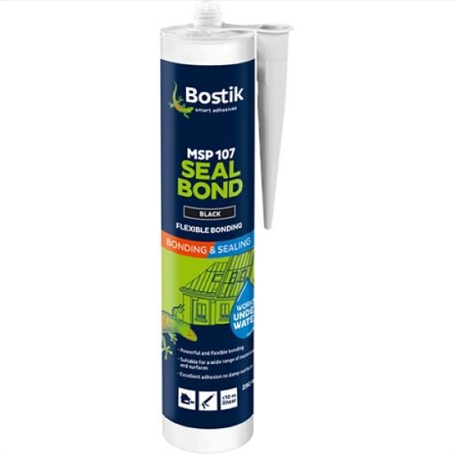 Picture of BOSTIK 107 BLACK MS POLYMER SEALANT 290ML