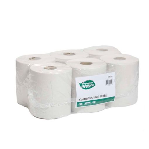 Picture of PK6 WHITE CENTREFEED ROLLS 2PLY (150M)PREMIUM