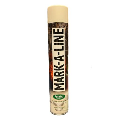 Picture of SA-MARK-A-LINE WHITE SPRAY PAINT  XF 750ML