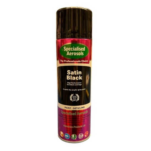 Picture of SATIN BLACK PAINT  500ML