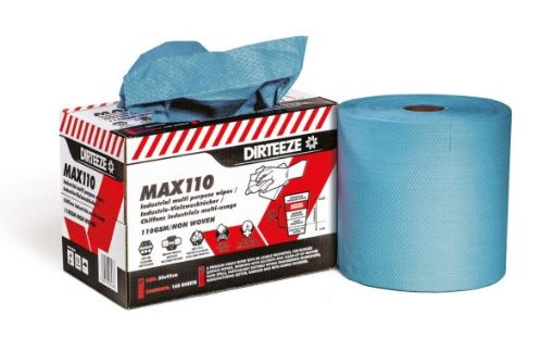 Picture of MAX 110 HEAVY DUTY WIPES BOX 160 SHEETS 30*42