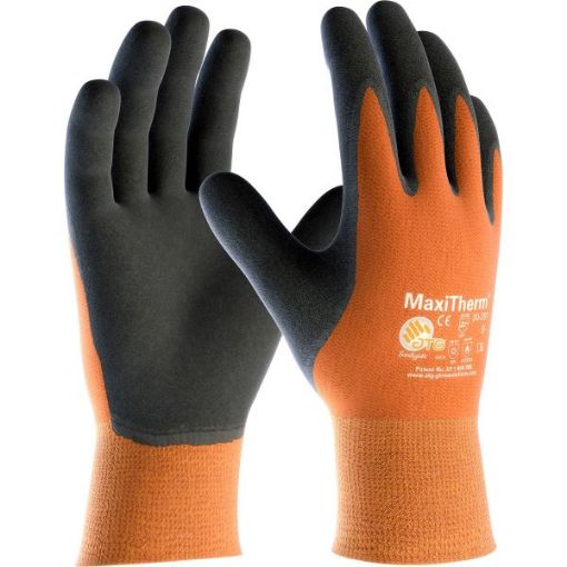 Picture of PAIR MAXITHERM THERMAL ORANGE GLOVE SZ 10