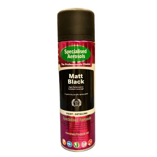 Picture of MATT BLACK PAINT 500ML